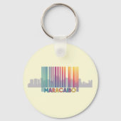 Maracaibo City Barcode Art Latin Pride Sleutelhanger (Voorkant)