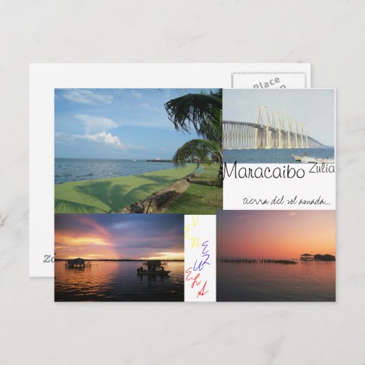 MARACAIBO-EDO ZULIA BRIEFKAART (Voorkant / Achterkant)