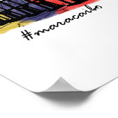 Maracaibo Puente Rafael Urdaneta - Venezuela Poster (Hoek)