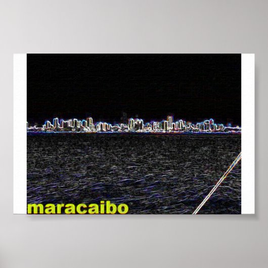 maracaibo ' s ' s nachts poster (Voorkant)