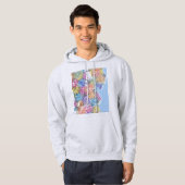 Maracaibo Venezuela City Map Hoodie (Voorkant volledig)