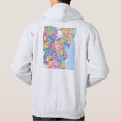 Maracaibo Venezuela City Map Hoodie (Achterkant)