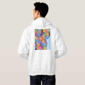 Maracaibo Venezuela City Map Hoodie (Achterkant volledig)