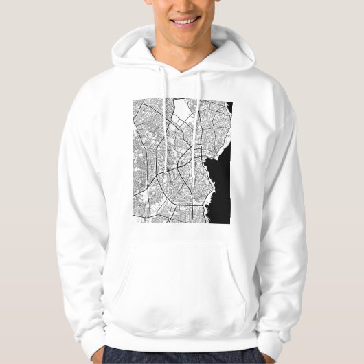 Maracaibo Venezuela Kaart Hoodie (Voorkant)