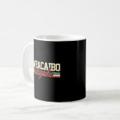 Maracaibo Venezuela Reizen Souvenirs Retro Gift Koffiemok (Voorkant links)