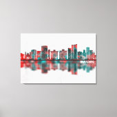 Maracaibo Venezuela Skyline Canvas Afdruk (Voorkant)