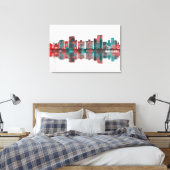 Maracaibo Venezuela Skyline Canvas Afdruk (Insitu (Slaapkamer))