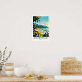 Maracas Beach Trinidad Reisprint Poster (Keuken)