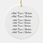 Maracas - Cinco de Mayo - Feliz Navidad Keramisch Ornament (Achterkant)