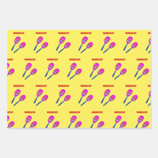 Maracas' Inpakpapier Vel (Voorkant)