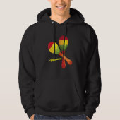 Maracas Percussion Mexicaanse Latijnse Muziek Rumb Hoodie (Voorkant)