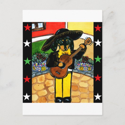 Marachi Doxie Briefkaart (Voorkant)