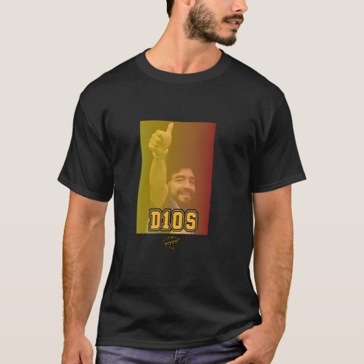 Maradona Boca Glimlach T-shirt (Voorkant)