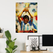 Maradona - D10S Poster (Thuiskantoor)