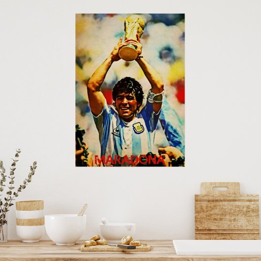 Maradona - D10S Poster (Keuken)
