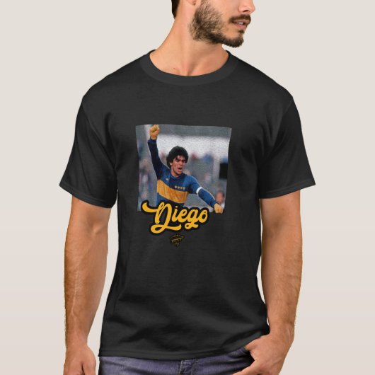 Maradona Diego Boca T-shirt (Voorkant)