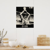 Maradona portret poster (Keuken)