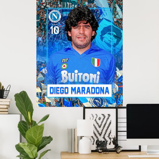 Maradona Poster (Thuiskantoor)
