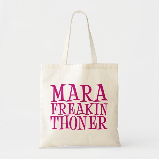 marafreakinthoner tote bag (Voorkant)