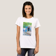 Marakech Mooie Marokkaanse City Paint T shirt