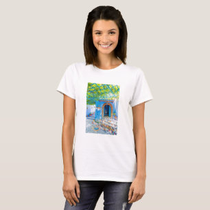 Marakech Mooie Marokkaanse City Paint T shirt