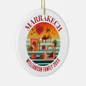 MARAKKESH Marokko Familie Vakantie Souvenir Keramisch Ornament (Rechts)