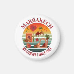 MARAKKESH Marokko Familie Vakantie Souvenir Magneet