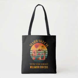 MARAKKESH Veni Vidi Amavi Marokko Aangepaste vakan Tote Bag