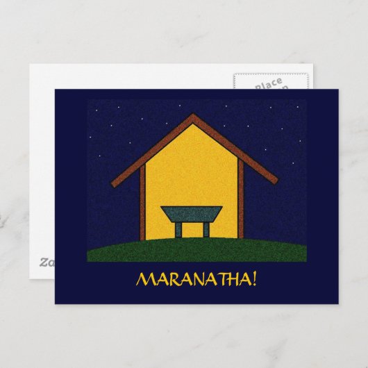 MARANATHA! BRIEFKAART (Voorkant / Achterkant)