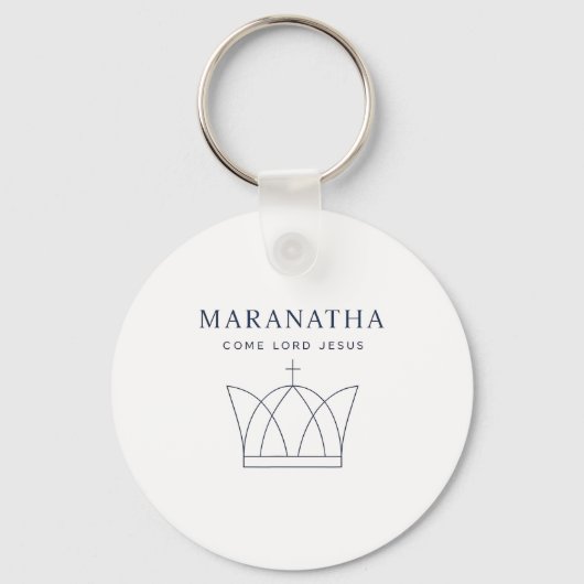 Maranatha Christian Modern Minimalist  Sleutelhanger (Voorkant)
