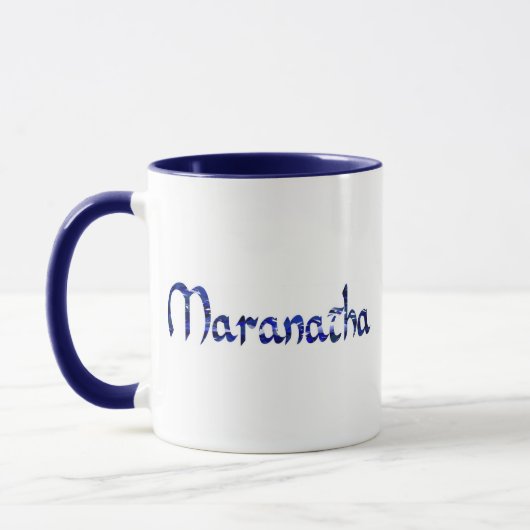 Maranatha Effet bleu Mok (Links)
