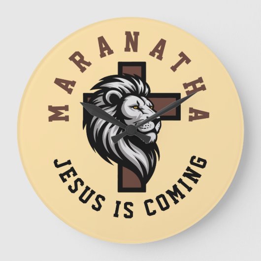 Maranatha Jesus is coming  Grote Klok (Voorkant)