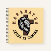 Maranatha Jesus is coming  Notitieboek (Voorkant)