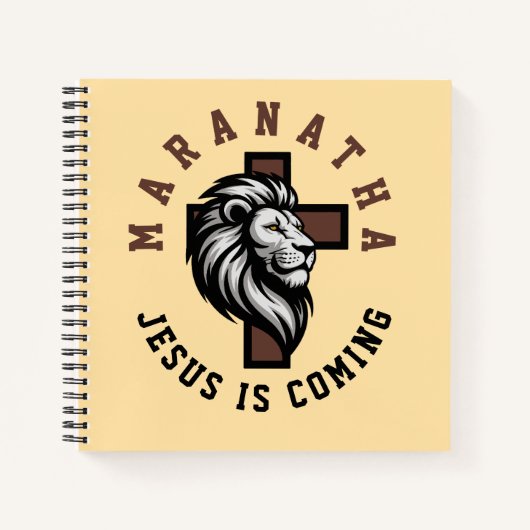 Maranatha Jezus komt Notitieboek (Voorkant)