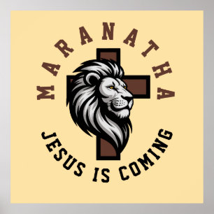Maranatha Jezus komt  Poster