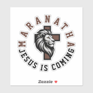 Maranatha Jezus komt Sticker