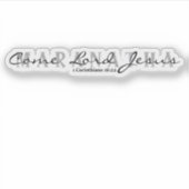 Maranatha - Kom Heer Jezus Sticker (Voorkant)