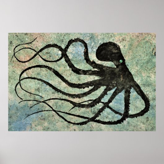 Maranda's Octopus - 36 x 24-inch Poster (Voorkant)