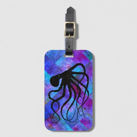 Maranda's Octopus - Bagagelabel (Voorkant (verticaal))