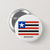 Maranhão, vlag van Brazilië Ronde Button 5,7 Cm (Voorkant /achterkant)