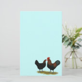 Marans Black Copper Briefpapier (Staand voorkant)