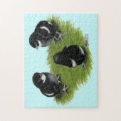 Marans Black Copper Chicken Legpuzzel (Verticaal)