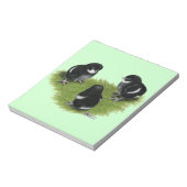 Marans Black Copper Chicken Notitieblok (Linkerzijde)