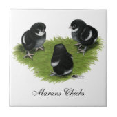 Marans Black Copper Chicken Tegeltje (Voorkant)