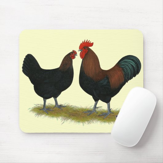 Marans Black Copper Muismat (Met muis)