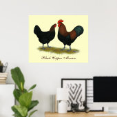 Marans Black Copper Poster (Thuiskantoor)