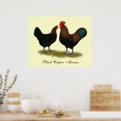 Marans Black Copper Poster (Keuken)