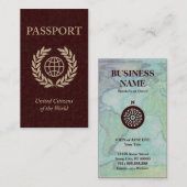 marapaspoort visitekaartje (Voorkant / Achterkant)