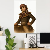 Marat - Franse Revolutie Archief Kunstprint Poster (Thuiskantoor)