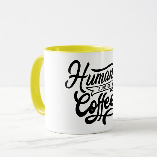 Marathi rent op koffie mok (Voorkant links)